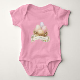 Body Mon premier Pâques   T-Shirt Nid d'oeufs de Pâques