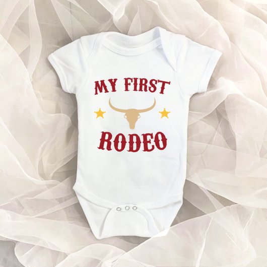 Body Mon premier Rodeo Western Cowboy 1er premier anniv