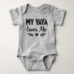 Body Mon Yaya m'aime le cadeau pour bébé