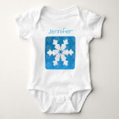 Body Monogramme 2024 Hello Winter Holiday Snowflake (Devant)