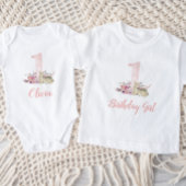 Body Monogramme du premier anniversaire de Little Deer