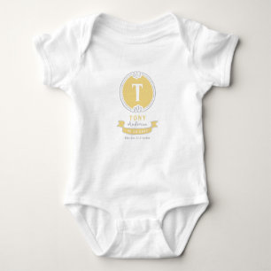 Body Monogramme personnalisé de gardiens de bébés
