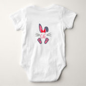 Body Monogramme rose Ma première Pâques (Dos)