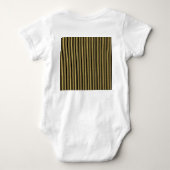 Body monogrammed femme nom personnalisé bébé fille (Dos)