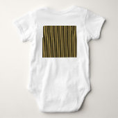 Body monogrammed femme nom personnalisé bébé fille (Dos)