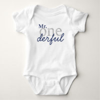 Monsieur Onederful Chemise Bébé Bleu et Faux Argen