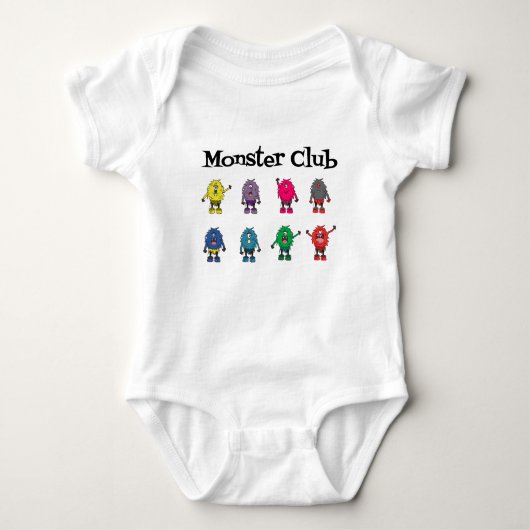 Body Monster Club Costume pour bébé (Devant)