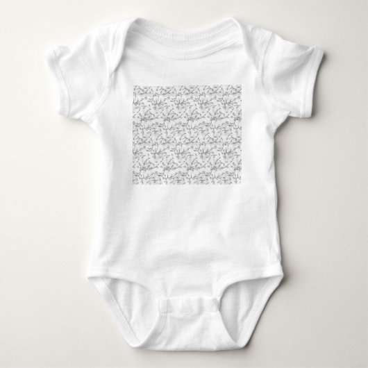 Body Motif botanique monochrome (Devant)