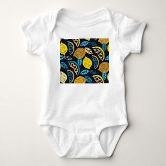 Body Motif Citrus Lemon Doodle Arrière - plan