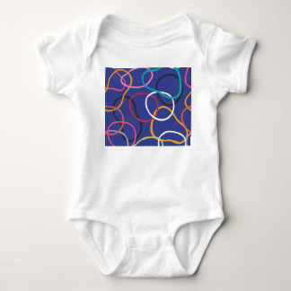 Body Motif de bandes Cercles Abstraits vintages