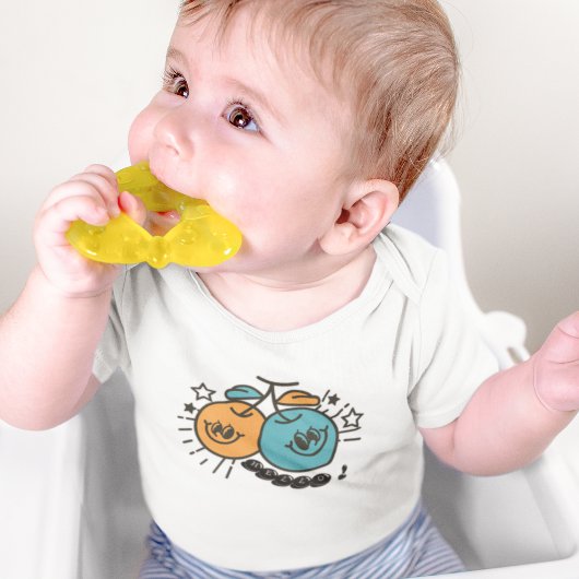 Body Motif de caricature aux fruits cerise