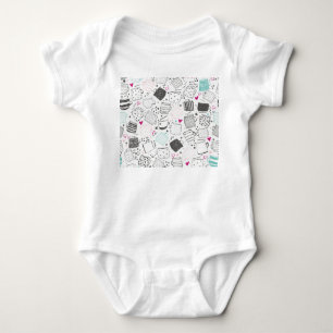 Body Motif de tasse dessinée à la main, conception tran