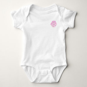Body Motif de tête de bébé rose Baby Girl