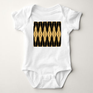 Body Motif diamant : motif élégant noir or.