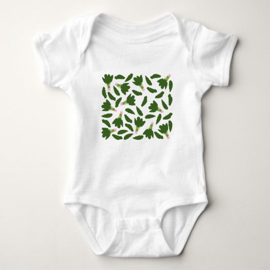 Body Motif Feuille Green Spinach (Devant)