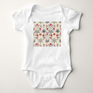 Body Motif floral de marguerite de William Morris rouge