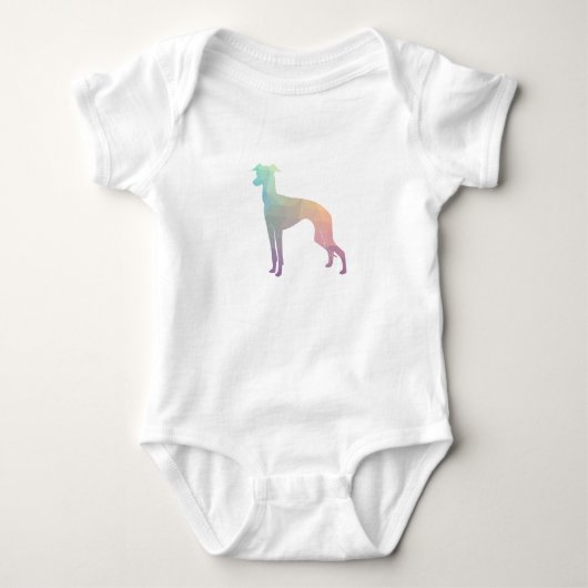 Body Motif italien Greyhound Geo Silhouette - Pastel (Devant)