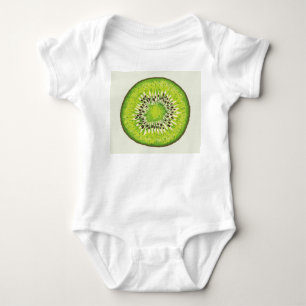 Body motif vintage en tranche kiwi.
