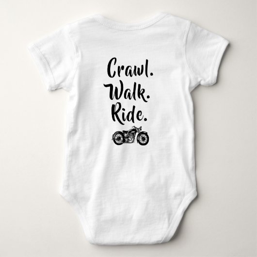 Body Moto créative pour bébé Onsie (Dos)