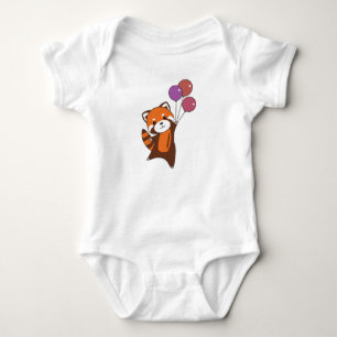 Body Mouches Rouges Panda Ballons mignons Animaux Pour