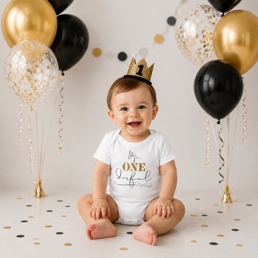 Body Mr. Onederful pour bébé