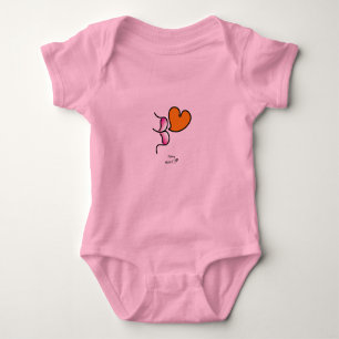 Body muackS volants!!! Rose - Combinaisons