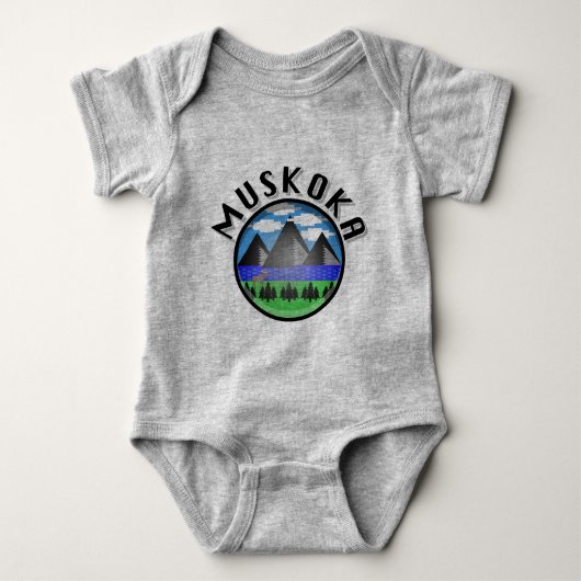 Body Muskoka Design (Version 2) - Bodysuit Baby Jersey (Devant)
