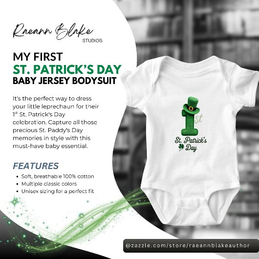 Body My 1st St. Patrick's Day Baby Jersey Bodysuit
