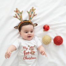 My First Christmas - Cute Reindeer