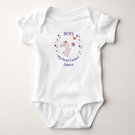 Body My first Easter 20XX baby name (Devant)