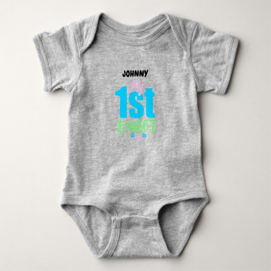 BODY "MY FIRST EASTER" PERSONNALISÉ BÉBÉ BODYSUIT (Devant)
