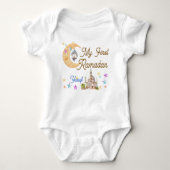 Body My First Ramadan Personalized Baby Jersey Bodysuit (Devant)