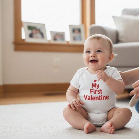Body My First Valentine Sweet Valentine's Day Outfit