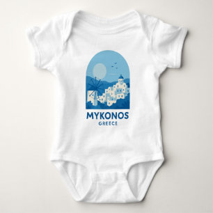 Body Mykonos Grèce Bleu Minimaliste Voyage
