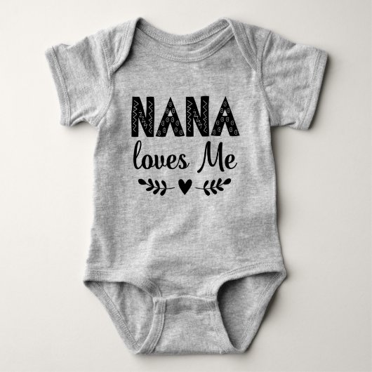 Body Nana aime mon cadeau pour les petits-enfants (Devant)