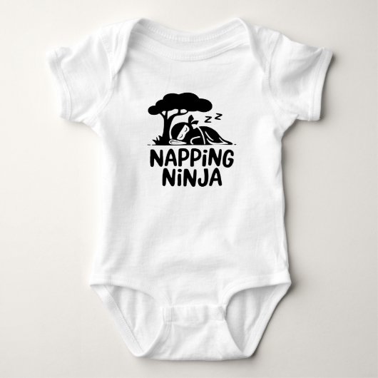 Body Napping Ninja - Ninja Sleepy mignonne Art Drôle Sl (Devant)