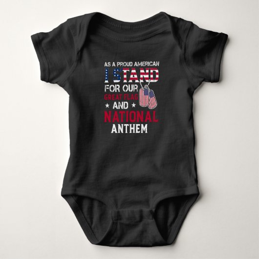 Body National Anthem - Usa Flag Design (Devant)