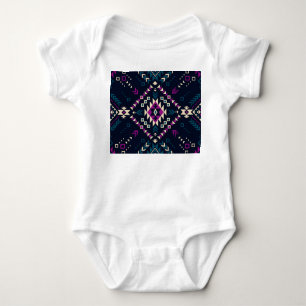 Body Navajo tribal foncé, géométrique vintage.