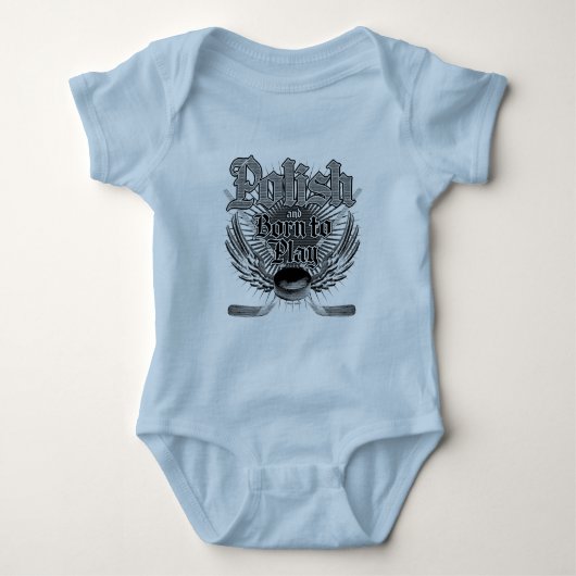 Body Né Pour Jouer (Polonais) Bodysuit bébé (Devant)