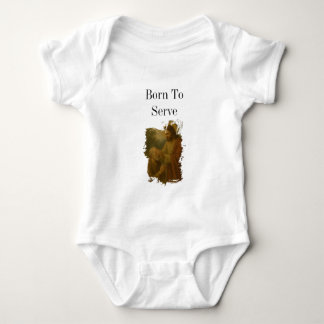 Body Né pour servir, élevé à l'amour Baby Shirt