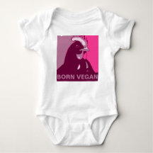 Né Vegan Pop Rose Art Picken Baby Jumper