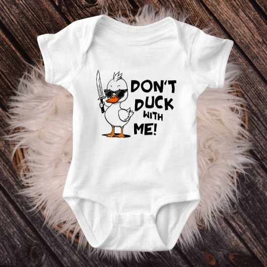 Body N'emmerde pas avec moi bébé Bodysuit