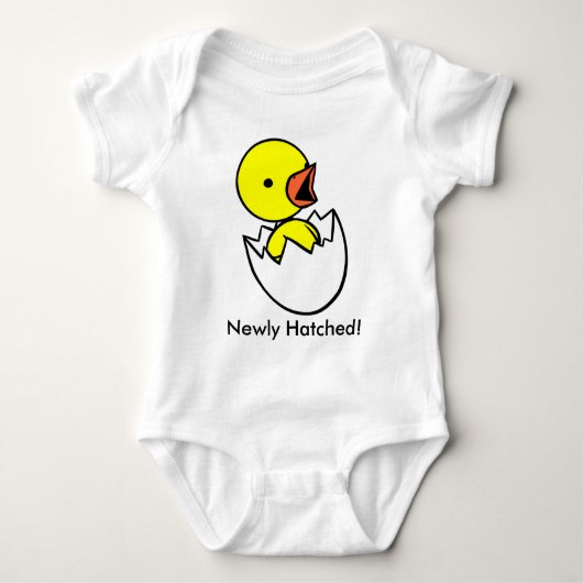 Body "New Hatched" Cute Chicken & Eggl Infant Chemise (Devant)