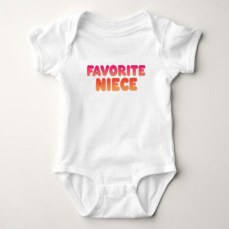 Body Nièce préférée, cadeau de tante amusant, vêtements