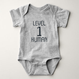 Body Niveau 1 Humain - Bébés Nerd - Nouveau-né