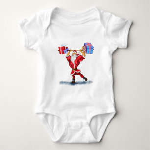 Body Noël Fitness Père Noël Bodysuit bébé