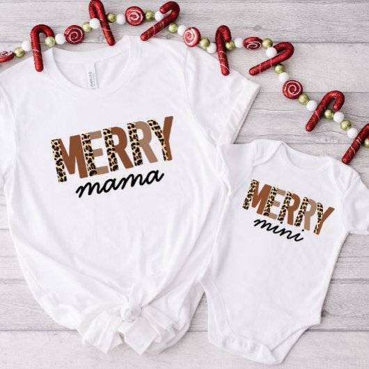 Body Noël "Joyeux Mini" maman et moi Boho Noël