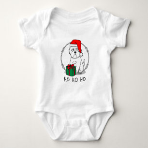 Body Noël Père Noël West Highland White Terrier Westie