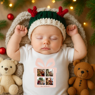 Body Noël rose moderne personnalisé