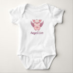 Body Nom de bébé Cochonnet mignon avec ailes d'ange<br><div class="desc">Cochonnet céleste : un body doux et sucré Enveloppez votre petit ange dans un confort pur avec notre adorable body Cochonnet avec ailes d'ange. Ce body doux et confortable présente un design réchauffant le cœur d'un cochonnet mignon orné d'ailes d'ange délicates. Parfait pour une utilisation quotidienne ou pour des occasions...</div>